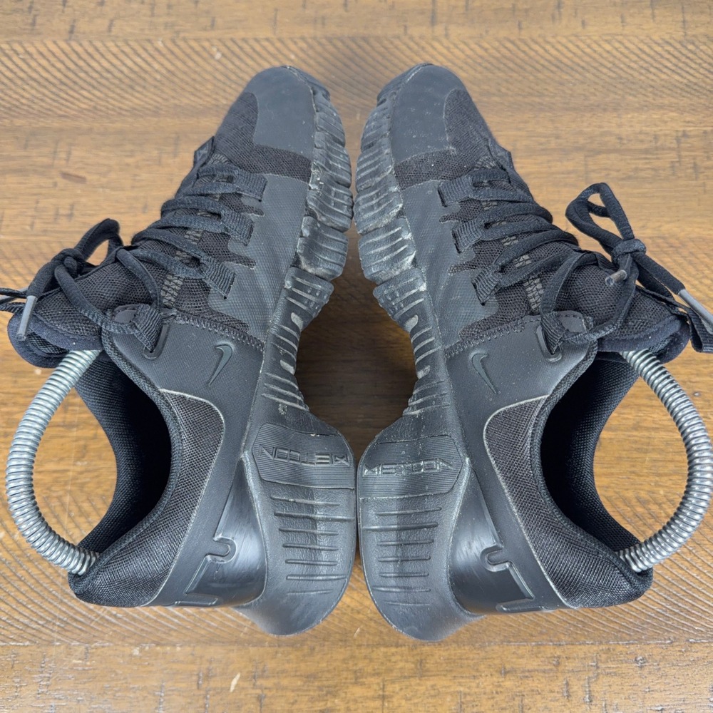 Nike Free Metcon 5 Womens 6.5 Triple Black Training Shoes Gym Crossfit Workout - Picture 6 of 10